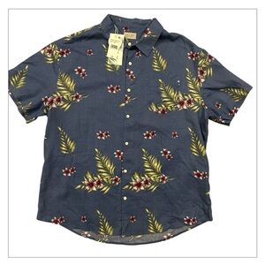 Jachs New York Blue Floral Shirt Men’s Size XXL